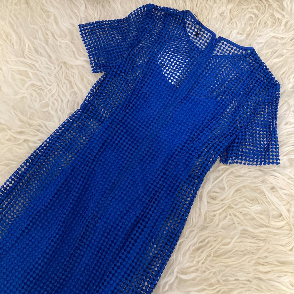 DIANE VON FURSTENBERG Chain Lace Dress 0061 - Picture 14 of 15